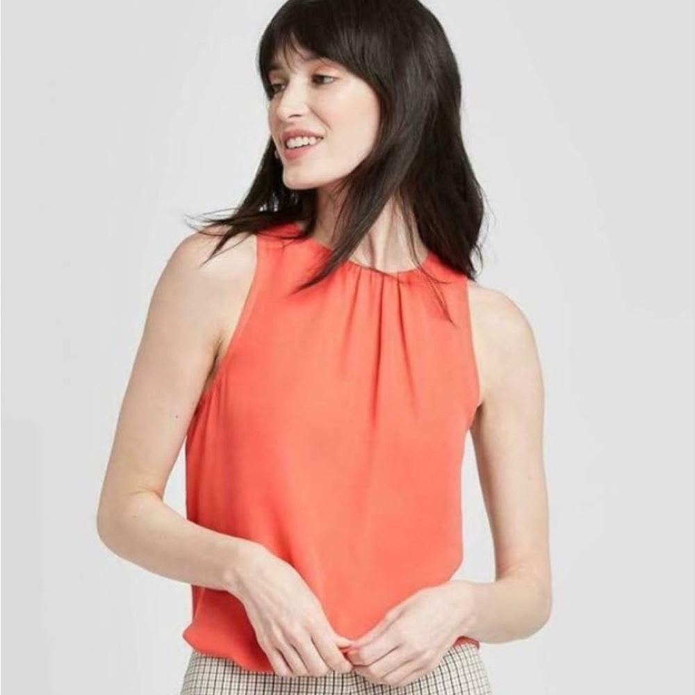 a new day Women's Coral Sleeveless Top, XXL
